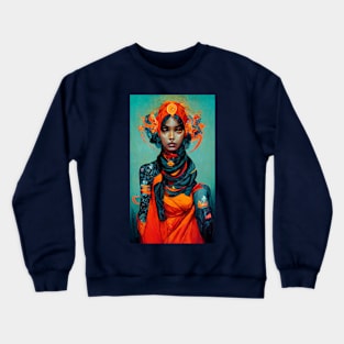 Future Human - 091 - Textile Designer Crewneck Sweatshirt